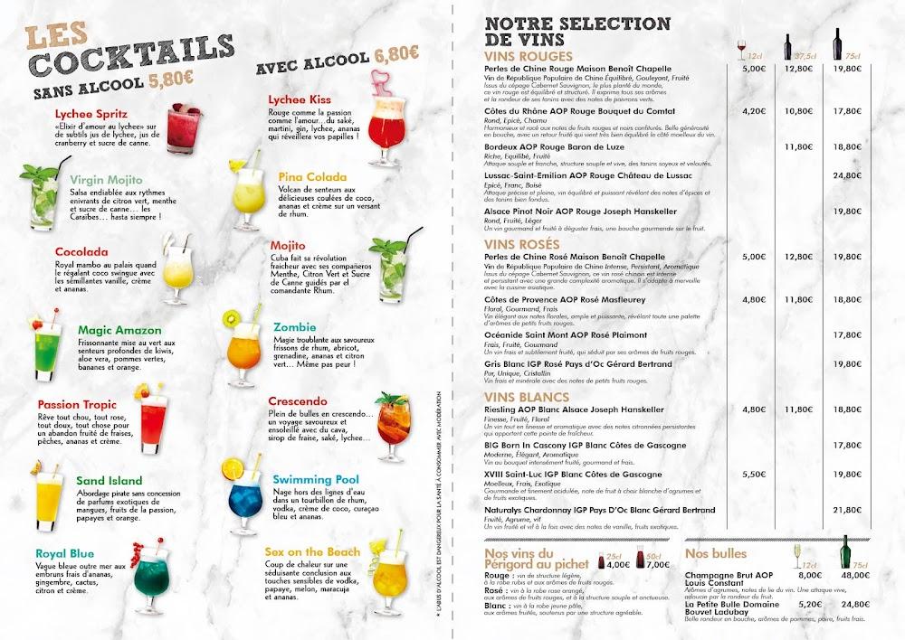 Le Phoenix - Menu Image 1